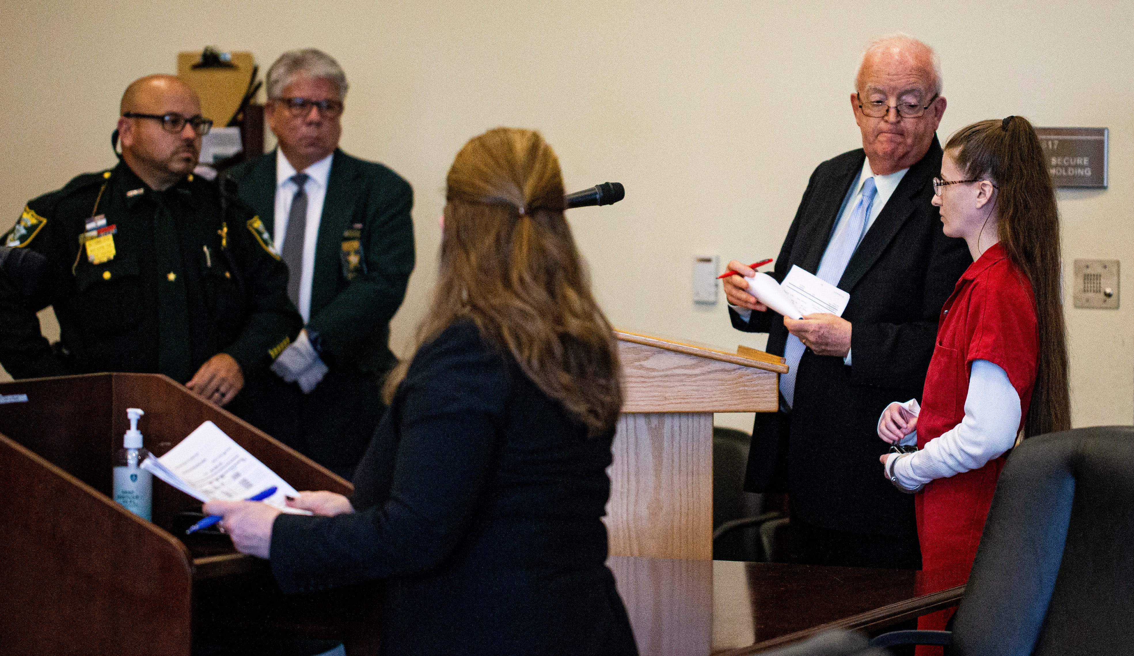 Sheila O'Leary was sentenced to life in prison for the starving death of her 18 month old child. She was also sentenced to two 30 year sentences for aggravated child abuse and aggravated manslaughter of a child and five years in prison for other charges. All sentences will run concurrently. She is represented by her attorney Lee Hollander.