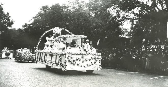 Tallahassee Centennial Celebration Patriotic Parade Nov. 11, 1924.