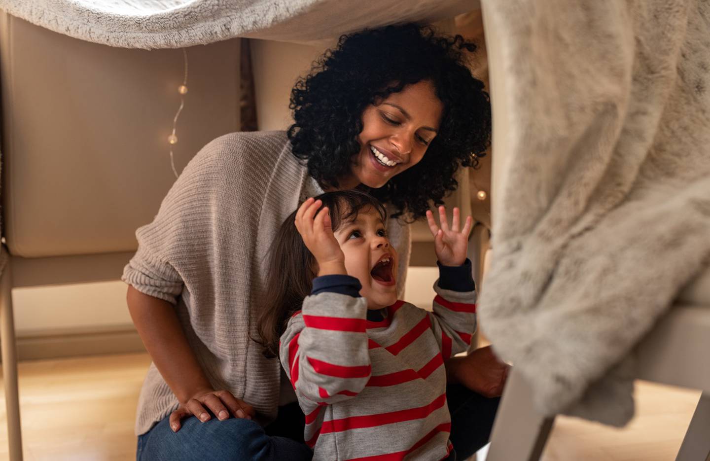 If you've got kids, then building a fort is something every parent should do in their lifetime, and why wait?  Making a fort can be a family activity and a fun way to pass the time.