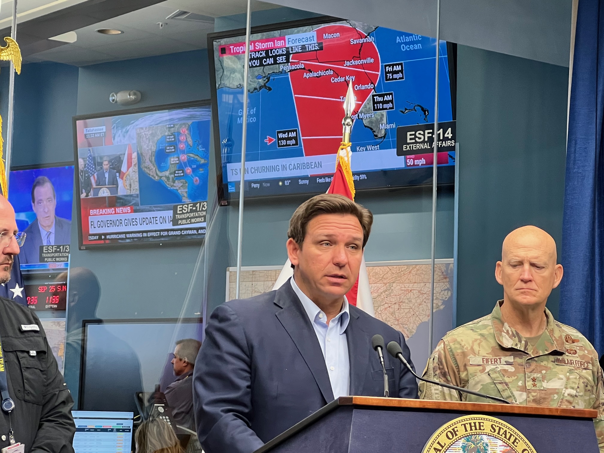 DeSantis warns against unnecessary evacuations ahead of Tropical Storm Ian