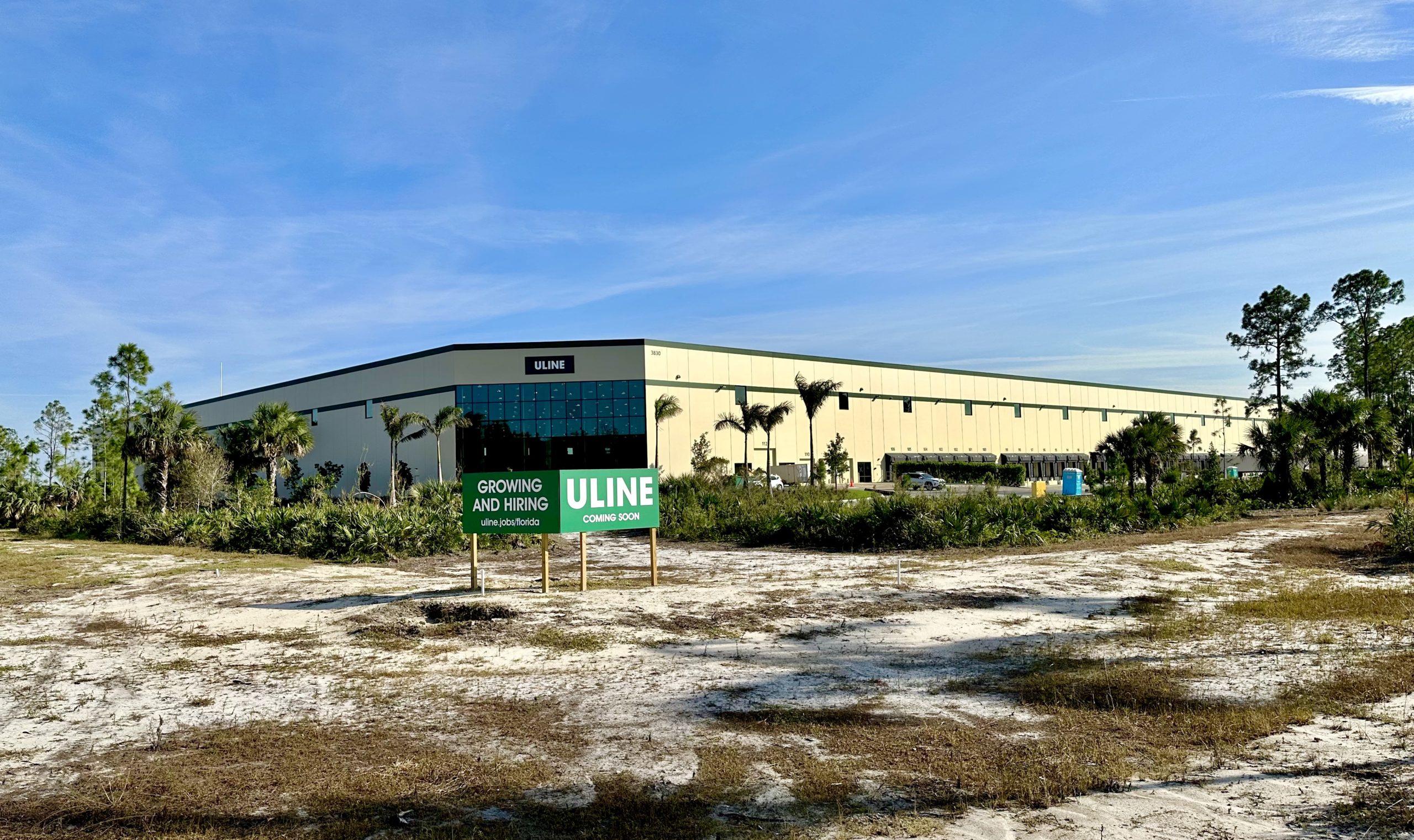 Uline to hire for massive Naples warehouse opening in early 2023 -