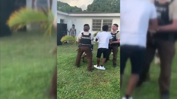 Video shows rough arrest after officers say they were attacked during traffic stop in southwest Miami-Dade